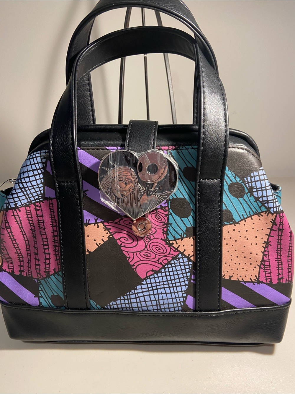 Nightmare Before Christmas Sally Stitched Dress Design Handbag